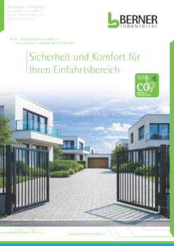 Prospekt Berner Drehtorantriebe und Schiebetorantriebe