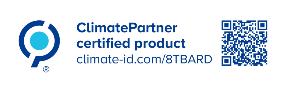ClimatePartner Product label with QR-Code