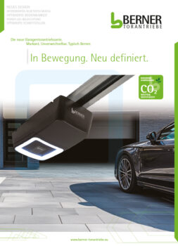 Titelseite des Garagentorantrieb Prospekt