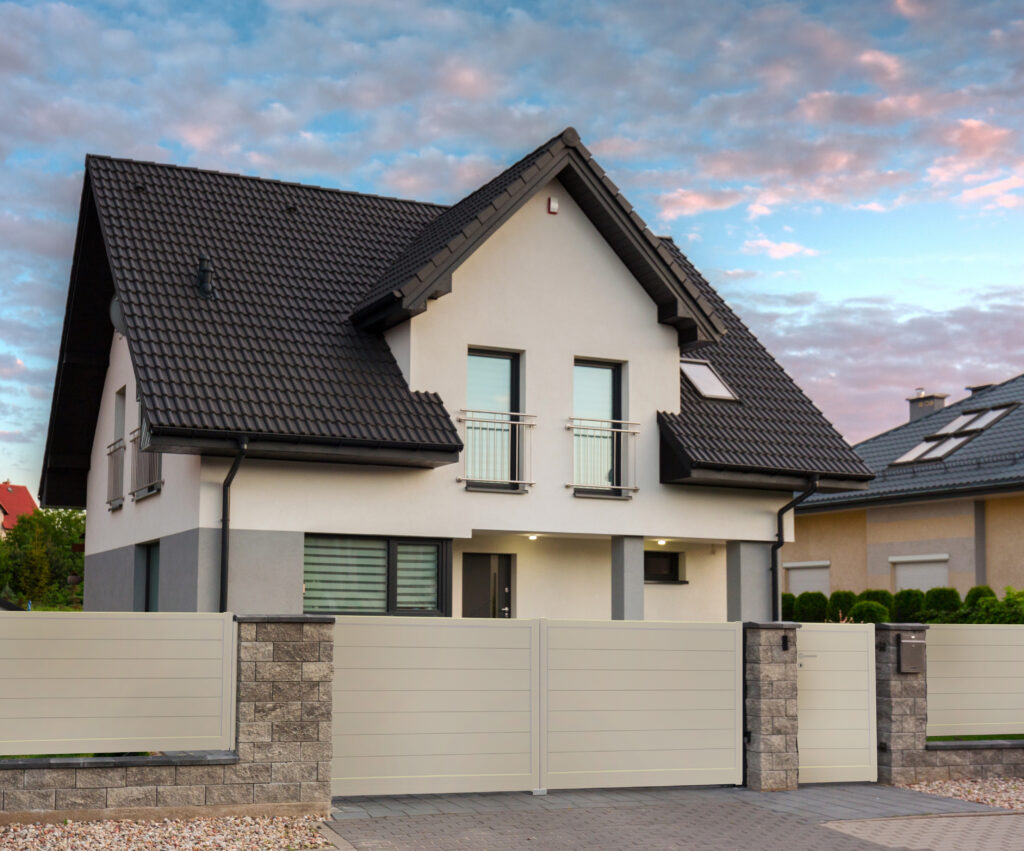 Komplettlösung für die Grundstücksbegrenzung