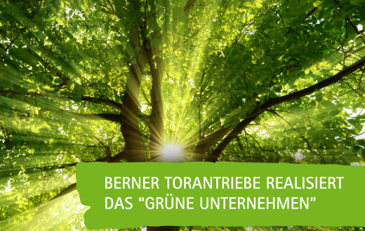 Nachhaltigkeit und Klimaschutz bei Berner
