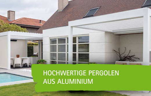 Pergolen aus Aluminium von Berner Living