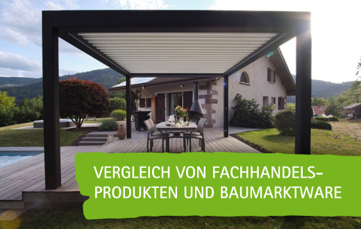 Pergola aus Aluminium