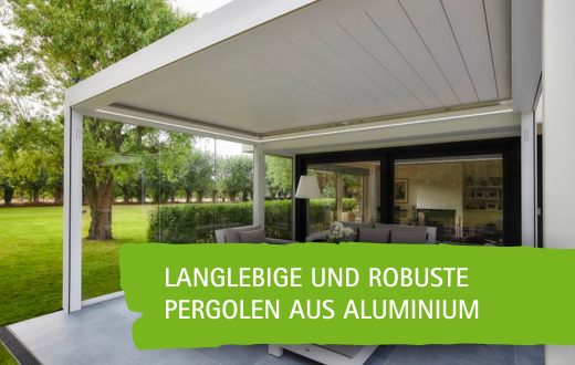 Pergola aus Aluminium