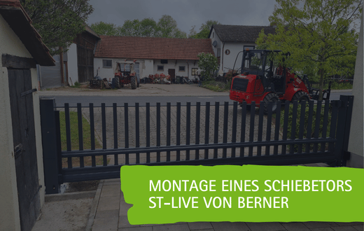 Newsvorschau Projekt Schiebetor ST-live Schneider