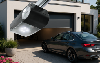 Berner Garagentorantrieb mit Garagentor