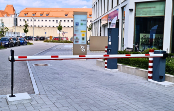Berner Torschranke im Einsatz