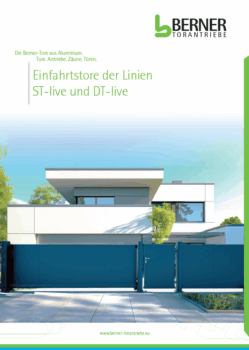 Prospekt Berner Einfahrtstore DT-live und ST-live