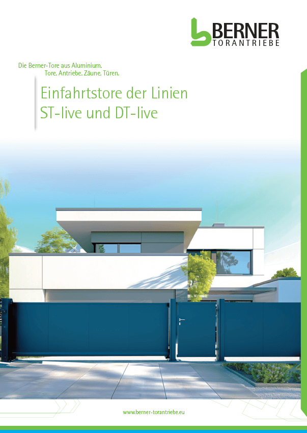 Prospekt Berner Einfahrtstore DT-live und ST-live